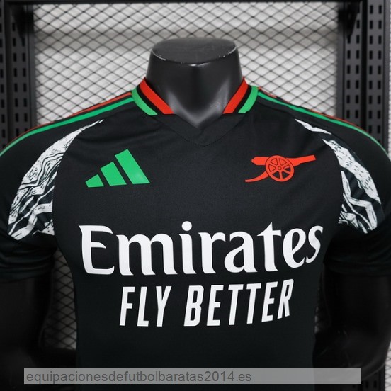 Nuevo 2ª Jugadores Camiseta Arsenal 24/25 Negro Baratas